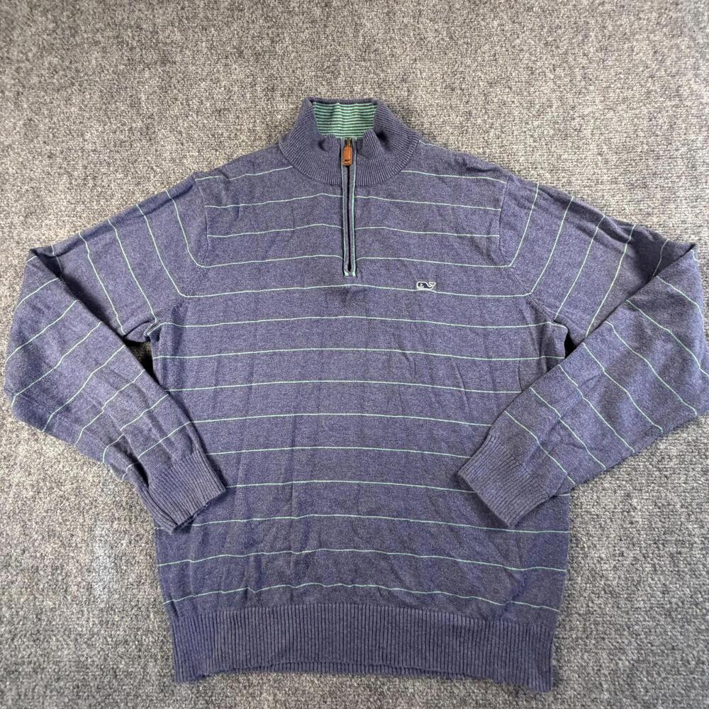 Vineyard Vines Men's Quarter‎ Zip Small Sweater #1509